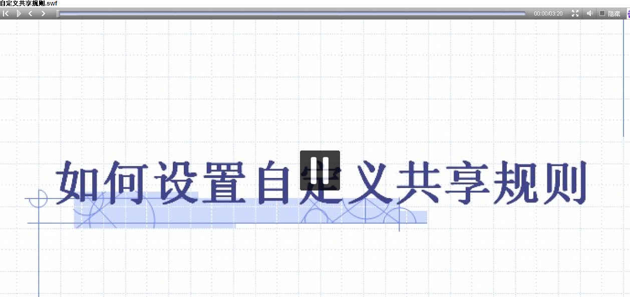 自定义共享规则